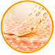 Exfoliates Gently